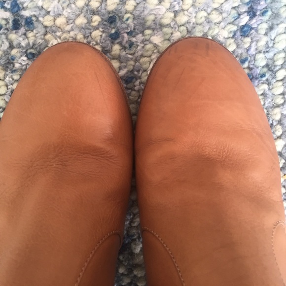 Club Monaco cognac leather Brooklyn booties boots - Picture 4 of 9